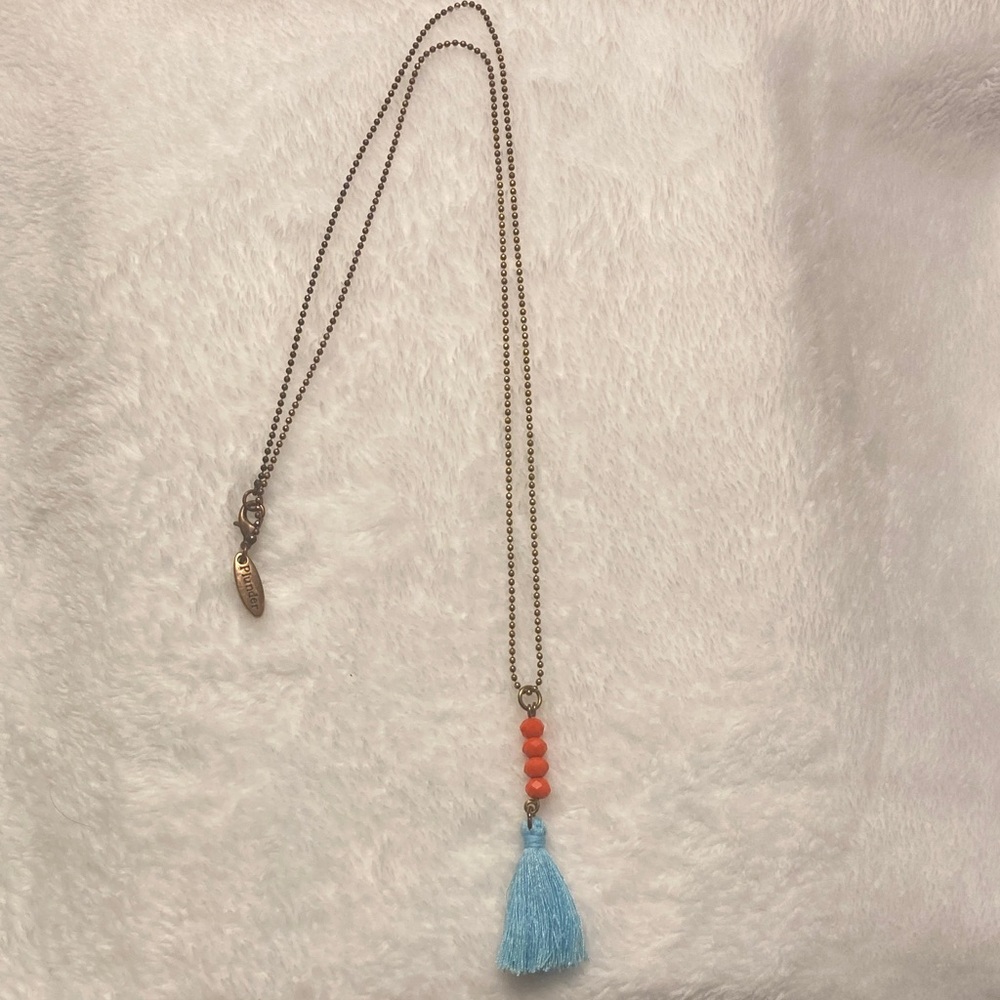 Plunder Bronze Pendant Necklace